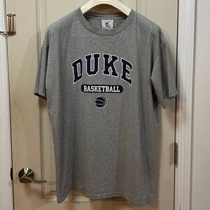 Duke University Stores Men's Size XXL 90% Cotton/10% Polyester S/S T-Shirt. Grey